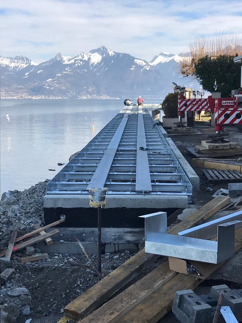 Les deux villages de Saint-Gingolph de nouveau reliés par une passerelle